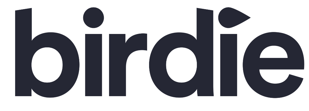 Birdie navy logo